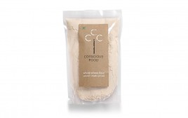 Conscious Food Whole Wheat Flour Natural+Chakki-Ground  Pack  500 grams